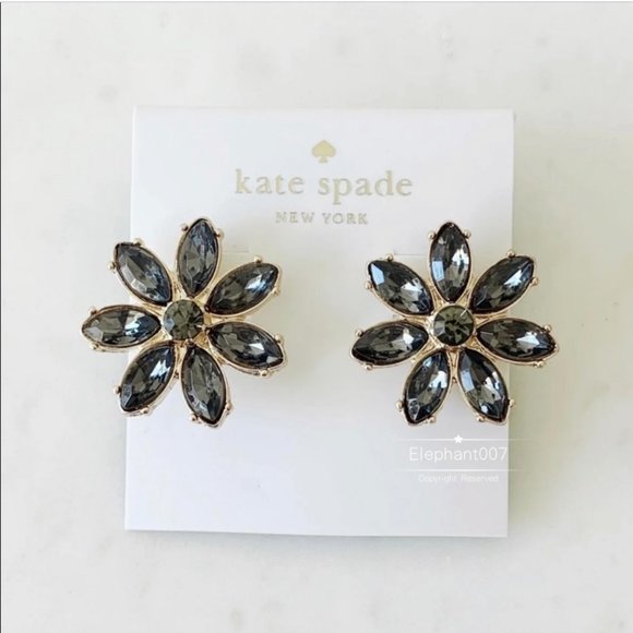 kate spade Jewelry - Kate Spade earrings crystal flower earrings